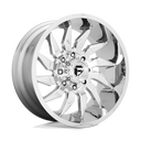 Fuel 1PC D743 Saber - 20X9 01mm - Chrome multi-spoke wheel with deep lip, polished finish for off-road 4x4 applications