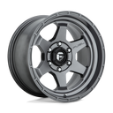 Fuel 1PC D665 Shok - 17X9 01mm - Matte Anthracite wheel with six lug pattern and rugged matte finish