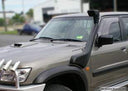 Dobinsons Snorkel Kit For Nissan Patrol Gu Y61 1999 - 2004 4.8 GAS, 3.0L & 4.2L DIESEL - LEFT SIDE MOUNT - SN45-3343 installed on vehicle hood