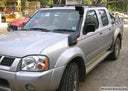Dobinsons Snorkel Kit For Nissan Navara/Frontier D22 2.5L & 3.0L Diesel - LEFT SIDE MOUNT - SN45-3382 installed on silver 4x4 truck
