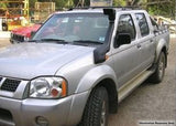 Dobinsons Snorkel Kit For Nissan Navara/Frontier D22 2.5L & 3.0L Diesel - LEFT SIDE MOUNT - SN45-3382 installed on silver 4x4 truck
