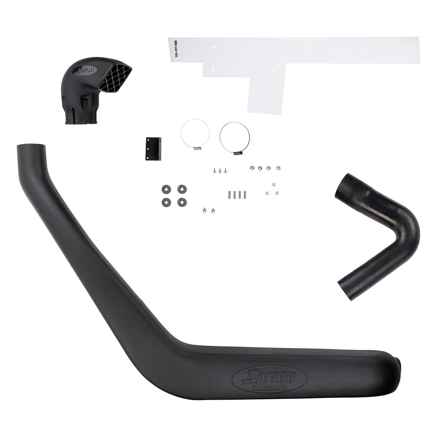 ARB Safari RSPEC Snorkel SS78RZ with UV stable polyethylene body, high flow air ducting, and sealed air intake system