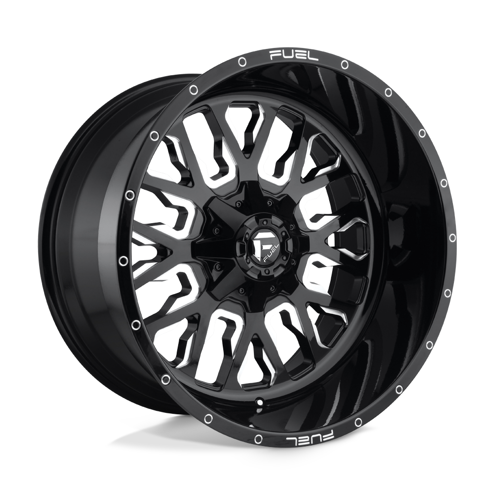 Fuel 1PC D611 Stroke - 20X9 01mm - Gloss Black Milled