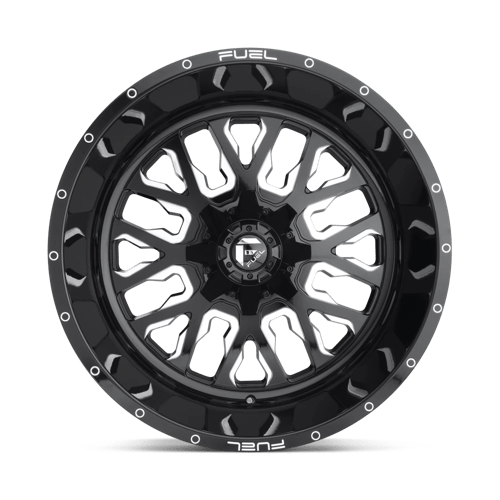 Fuel 1PC D611 Stroke - 20X9 01mm - Gloss Black Milled