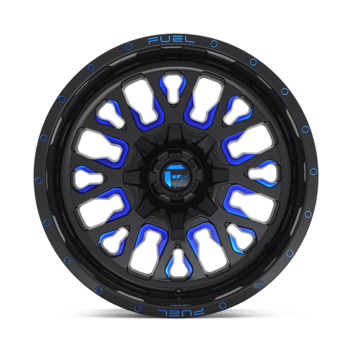 Fuel 1PC D645 Stroke - 20X9 01mm - Gloss Black Blue Tinted Clear