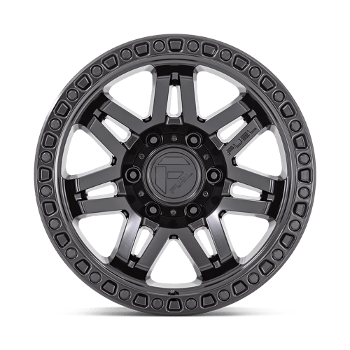 Fuel 1PC D810 Syndicate - 17X9 -12mm - Blackout