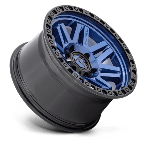 Fuel 1PC D813 Syndicate - 17X9 -12mm - Dark Blue With Black Ring