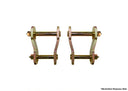 Dobinsons Front/Rear Greaseable Shackle (Left Hand Side) - SK59-047 heavy-duty leaf spring shackle with recessed twin hole grease fittings