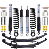 Bilstein B8 5100 2 inch Tacoma 4WD (98-04) Lift Kit w/ OME Springs includes shocks, springs, leaf springs, and hardware.