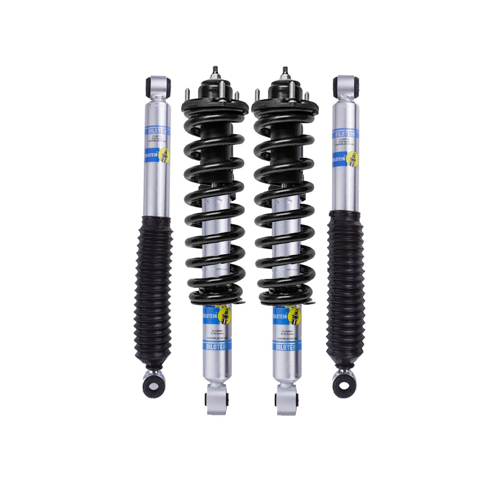 Bilstein B8 5100 2 inch Tacoma 4WD (98-04) Lift Kit w/ OME Springs with Assembled Front Shocks heavy-duty monotube suspension components