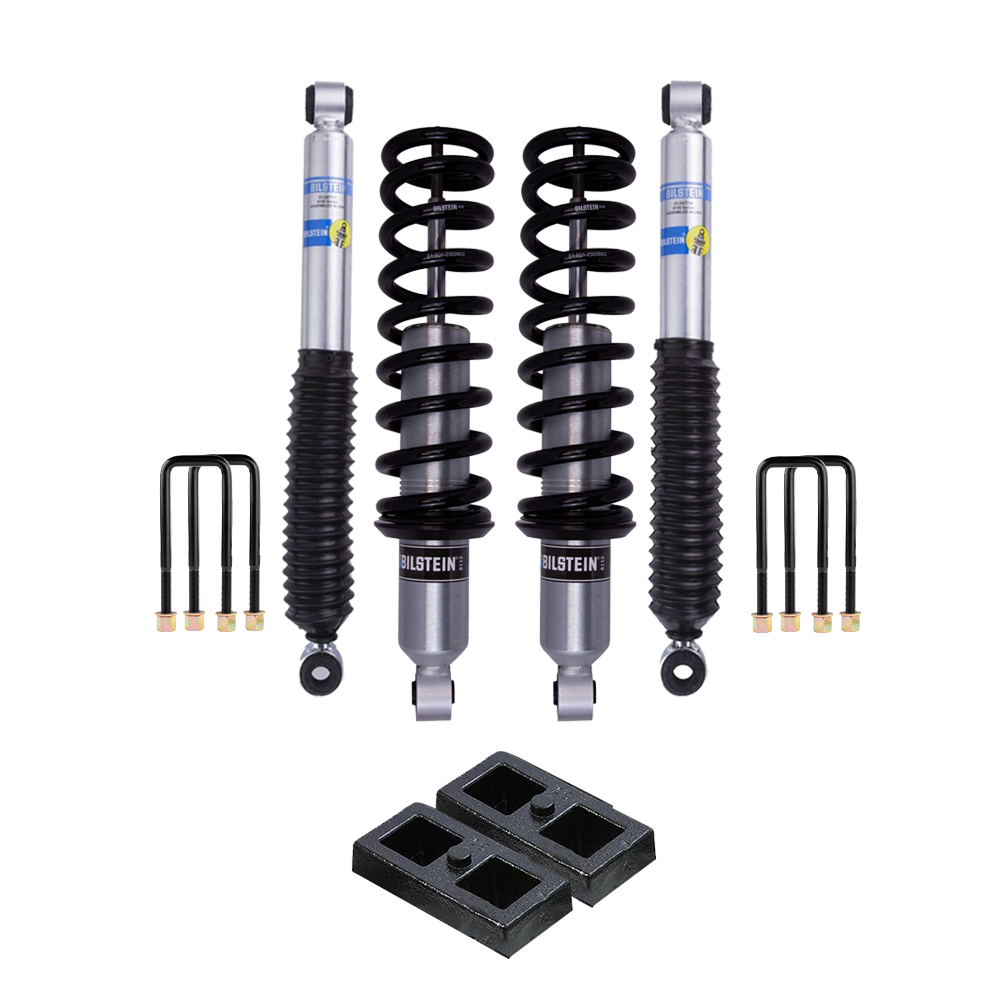 Bilstein B8 6112/5100 2.1-2.8 inch Tacoma 3.4L V6 Double Cab 4WD (98-04) Lift Kit w/ OME Springs - Front Shocks Assembly