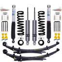 Bilstein B8 6112/5100 2.1-2.8 inch Tacoma 3.4L V6 Double Cab 4WD (98-04) Lift Kit w/ OME Springs includes heavy-duty shocks, coils, and leaf springs.