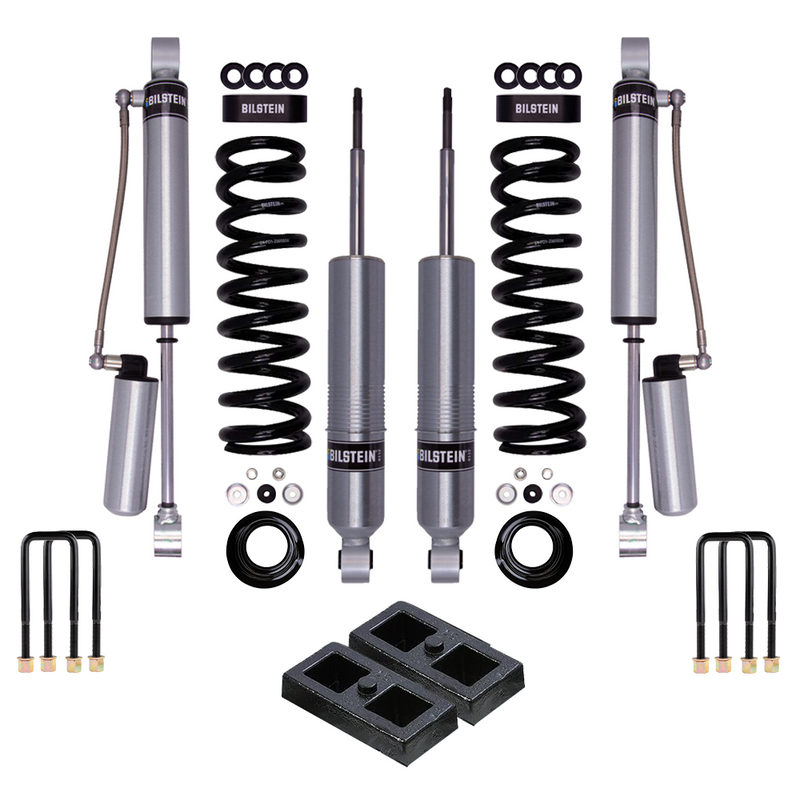 Bilstein B8 6112/5160 2.1-2.8 inch Tacoma 3.4L V6 Double Cab 4WD (98-04) Lift Kit w/ OME Springs – 2.1 inches / Standard (Up to 50 lbs) / 1in Rear Block