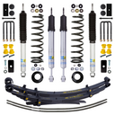 Bilstein B8 5100 2-2.5 inch Tacoma (05-15) 4WD Lift Kit with heavy-duty shocks, coil springs, leaf springs, and hardware components