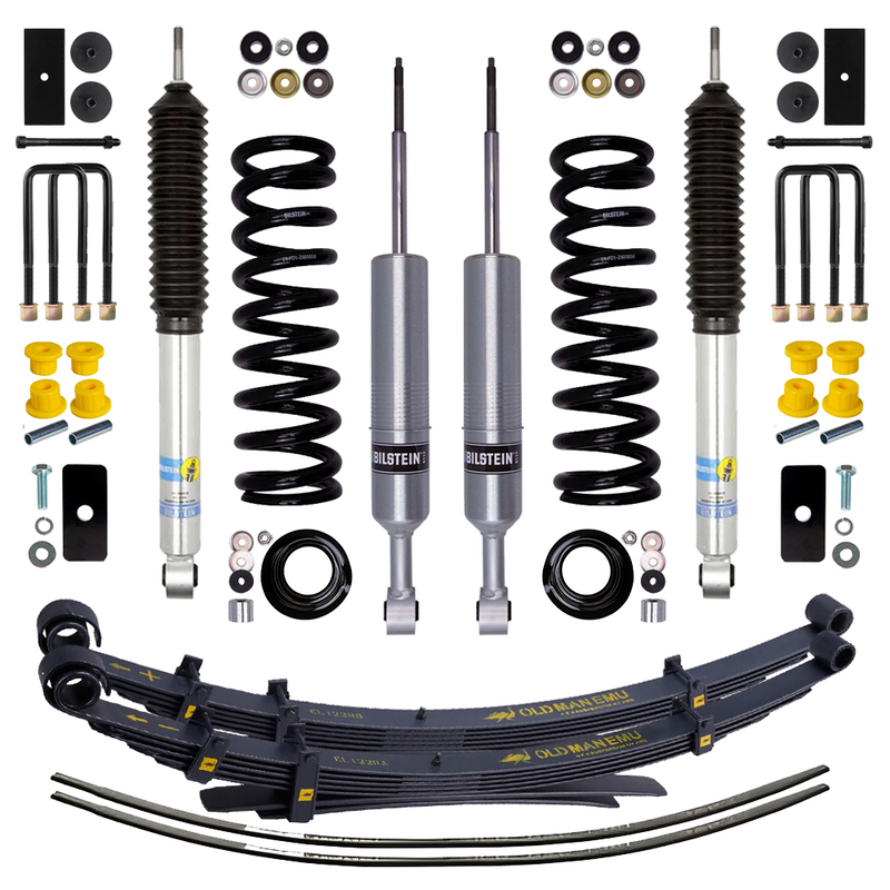 Bilstein B8 6112/5100 1.4-2 inch Tacoma (16-23) 4WD Lift Kit – 2 inches / Standard (Up to 50 lbs) / Medium (200-400 lbs)