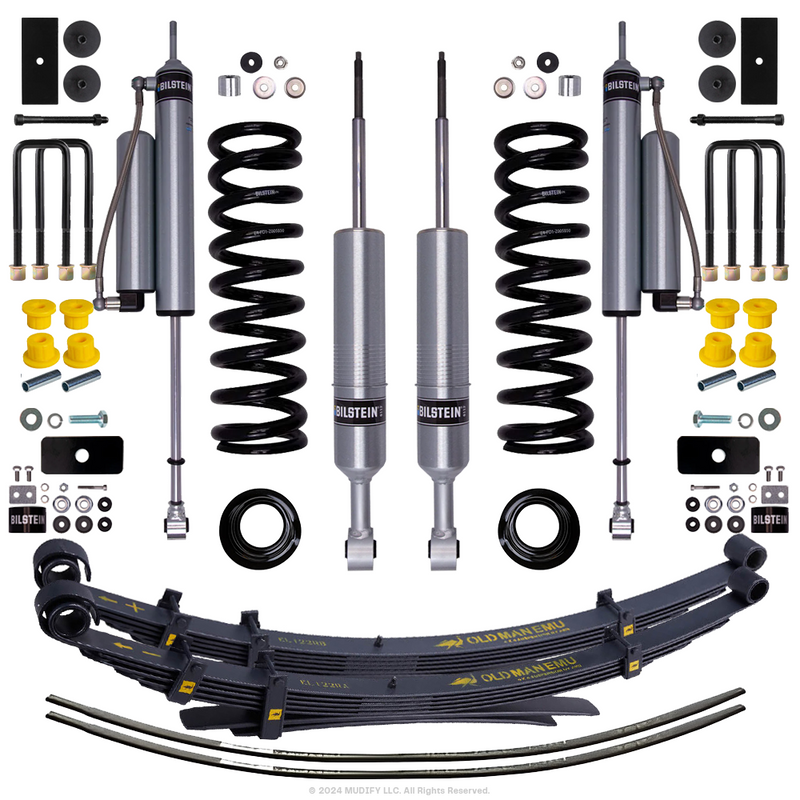Bilstein B8 6112/5160 1.4-2 inch Tacoma (16-23) 4WD Lift Kit – 2 inches / Standard (Up to 50 lbs) / Medium (200-400 lbs)