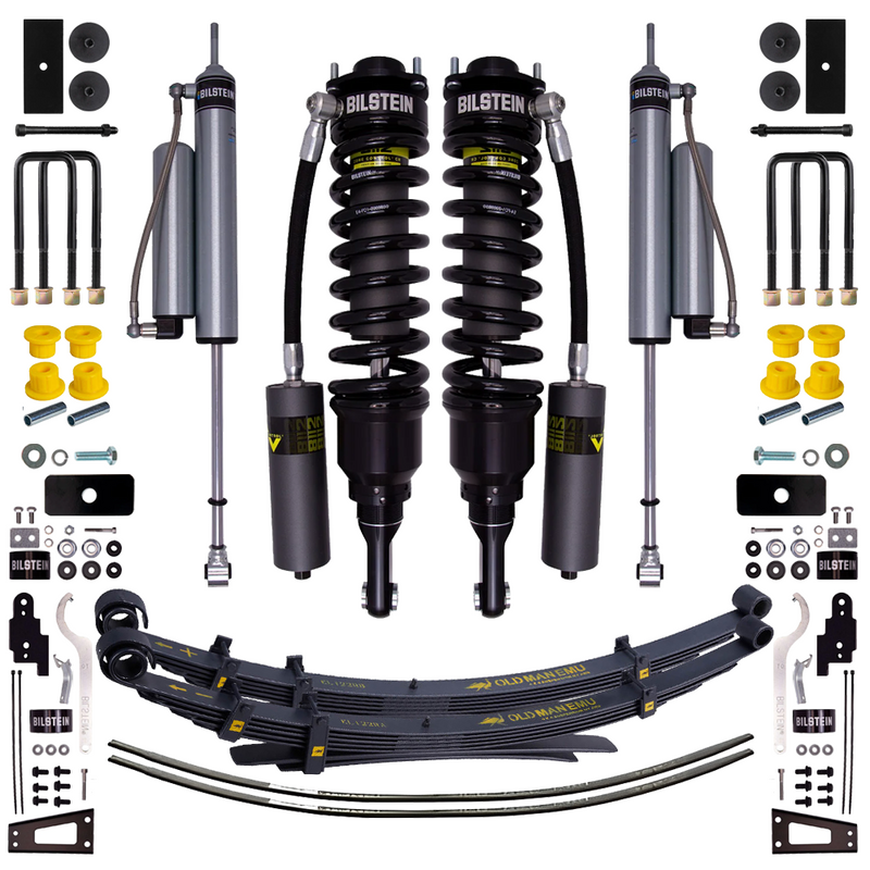Bilstein B8 8112 0.6-2.5 inch Tacoma (16-23) Lift Kit – B8 5160 Remote Reservoir / Standard (Up to 100 lbs) / Medium (200-400 lbs)