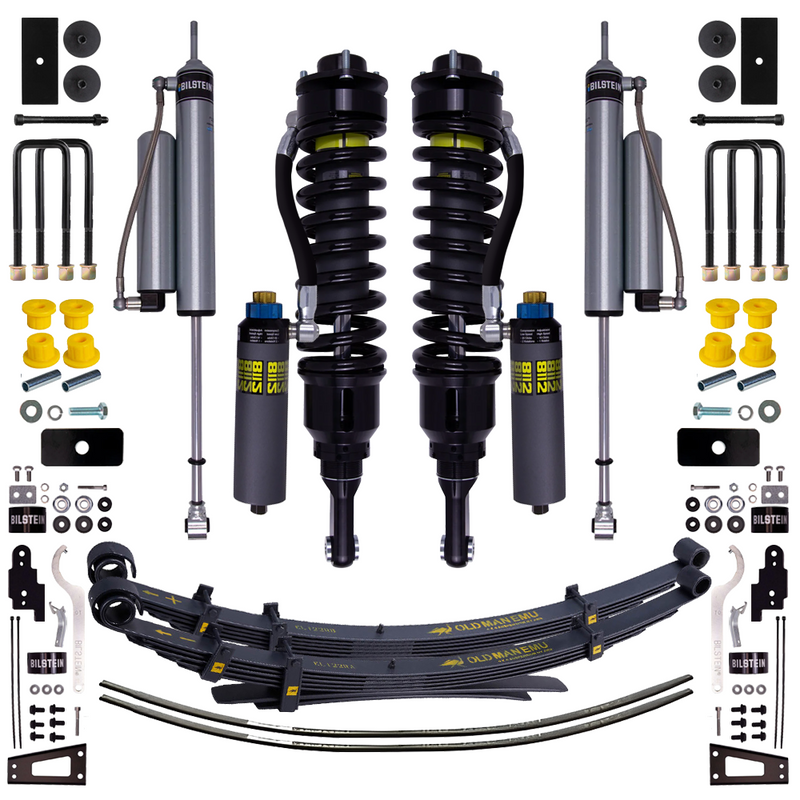 Bilstein B8 8112 DSA+ 0.4-2 inch Tacoma (16-23) Lift Kit – B8 5160 Remote Reservoir / Standard (Up to 100 lbs) / Medium (200-400 lbs)