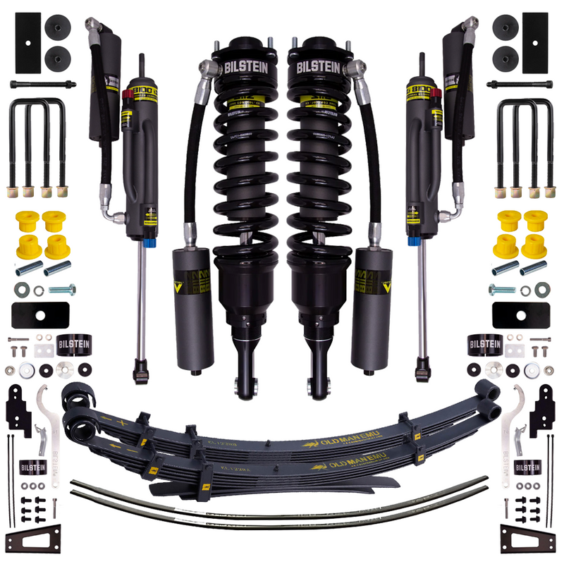 Bilstein B8 8112 0.6-2.5 inch Tacoma (16-23) Lift Kit – B8 8100 Bypass / Standard (Up to 100 lbs) / Medium (200-400 lbs)