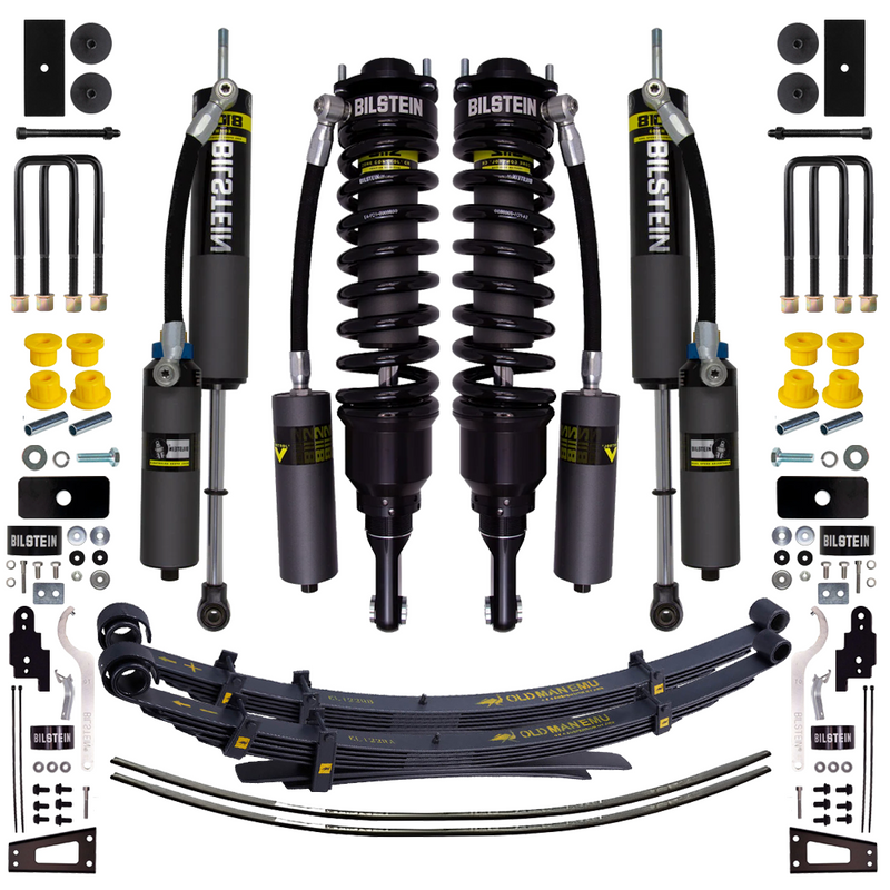 Bilstein B8 8112 0.6-2.5 inch Tacoma (16-23) Lift Kit – B8 8100 Smooth Body DSA+ / Standard (Up to 100 lbs) / Medium (200-400 lbs)