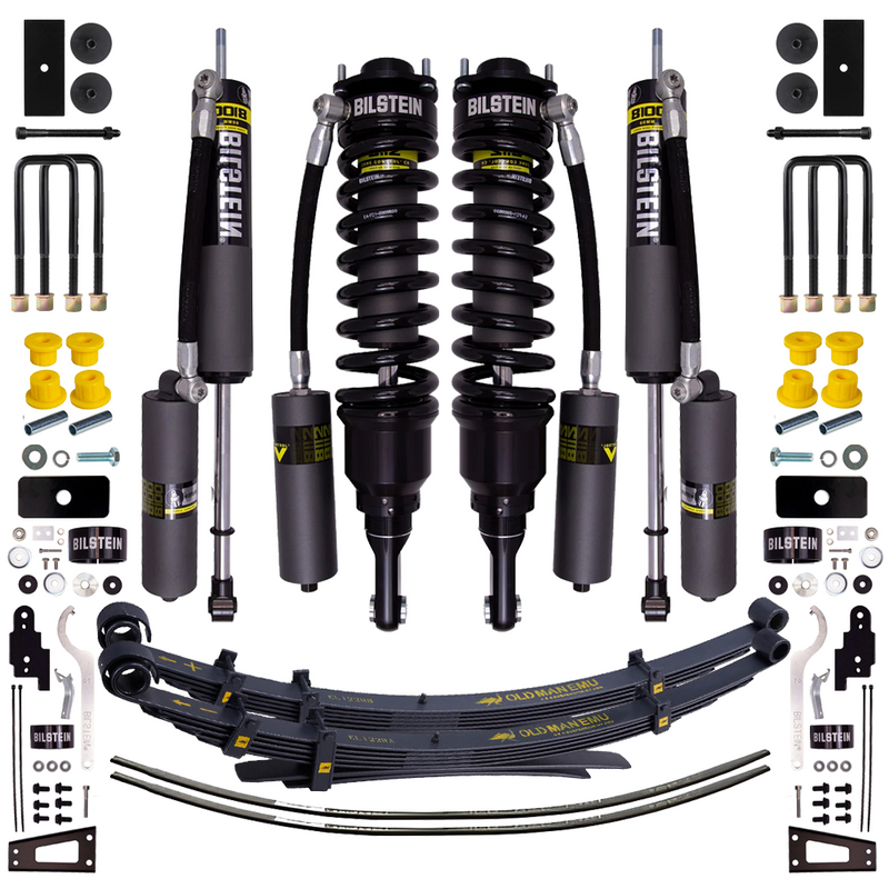 Bilstein B8 8112 0.6-2.5 inch Tacoma (16-23) Lift Kit – B8 8100 Smooth Body / Standard (Up to 100 lbs) / Medium (200-400 lbs)