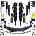 Bilstein B8 8112 DSA+ 0.9-2.6 inch Tacoma (05-15) Lift Kit with heavy-duty coilovers, remote reservoirs, and leaf springs suspension components
