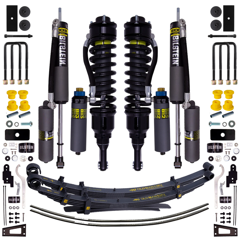 Bilstein B8 8112 DSA+ 0.4-2 inch Tacoma (16-23) Lift Kit – B8 8100 Smooth Body / Standard (Up to 100 lbs) / Medium (200-400 lbs)