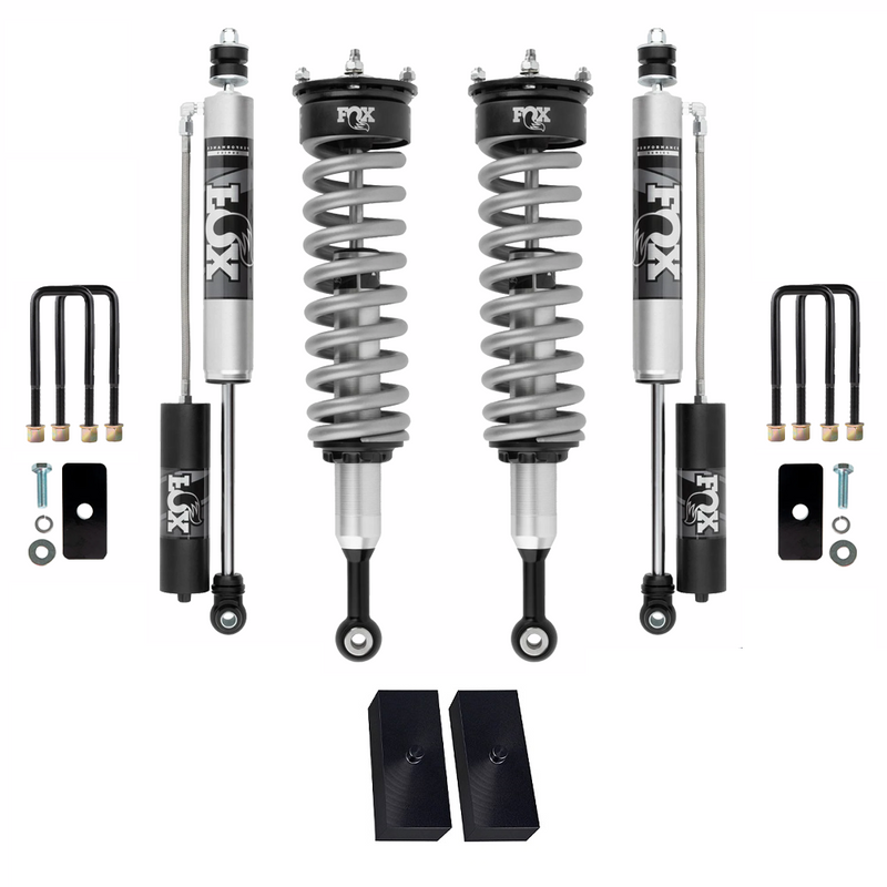 FOX 2.0 Performance 0-2 inch Lift Kit for Tacoma (16-23) – Stock (0 lbs) - Rear Block