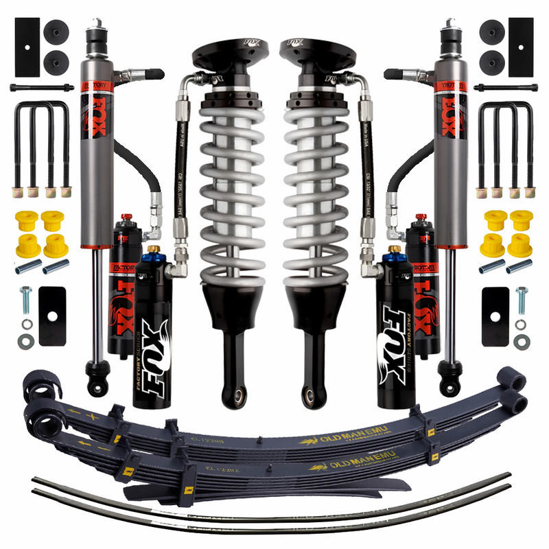 FOX 2.5 Factory Race 2 inch Lift Kit for Tacoma (16-23) – Medium (200-400 lbs)