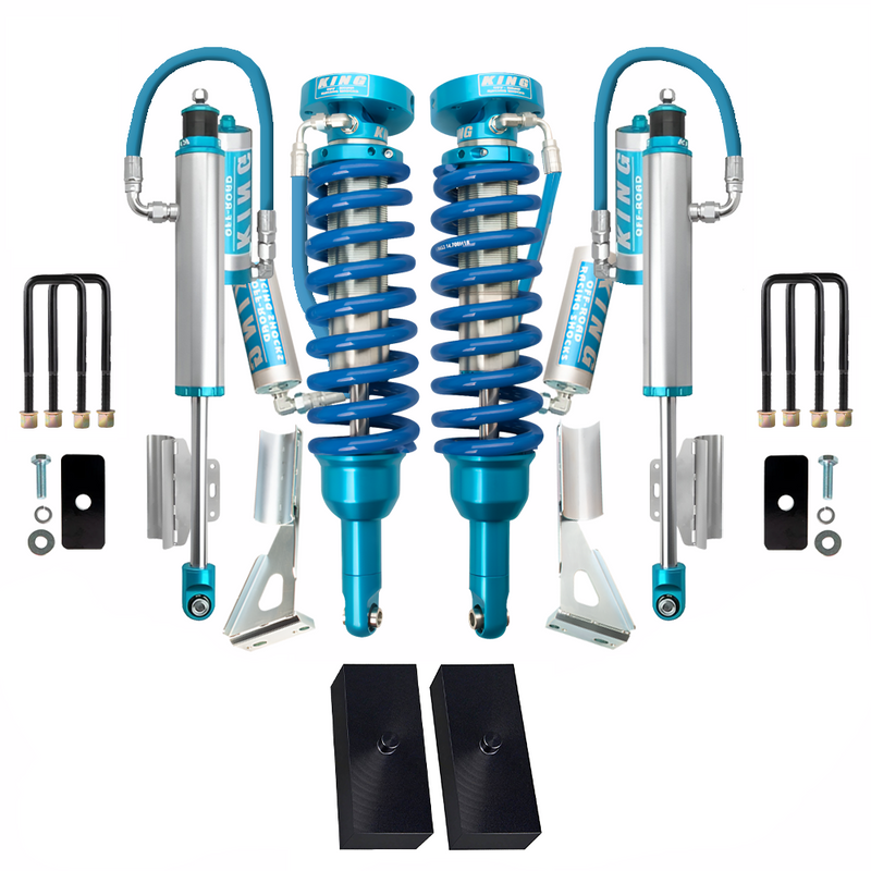 KING 2 - 3 inch Lift Kit for Tacoma (05-23) – Regular / Stock (0 lbs) - Rear Block