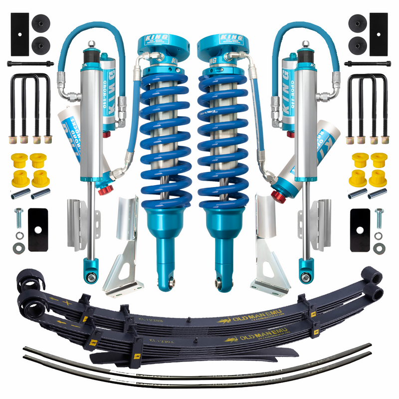 KING 2 - 3 inch Lift Kit for Tacoma (05-23) – w/Adjuster / Medium (200-400 lbs)