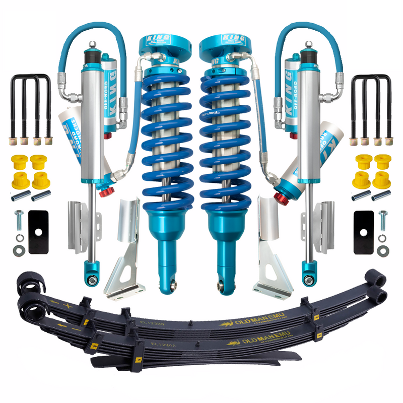 KING 2 - 3 inch Lift Kit for Tacoma (05-23) – w/Adjuster / Standard (0-200 lbs)