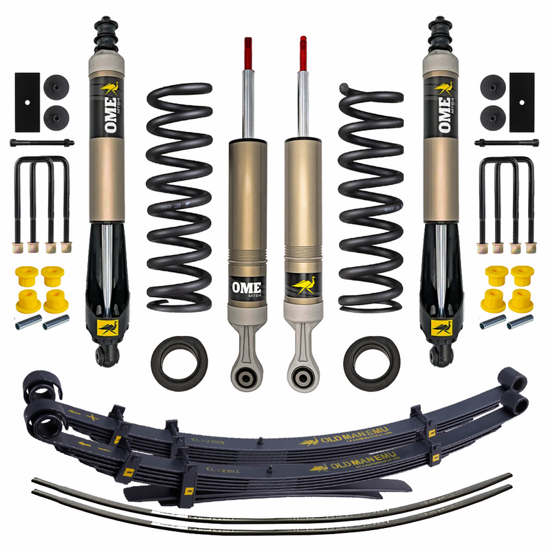 OME MT64 2-3 inch Lift Kit for Tacoma (05-15) – 2 inches / Standard (Up to 50 lbs) / Medium (200-400 lbs)