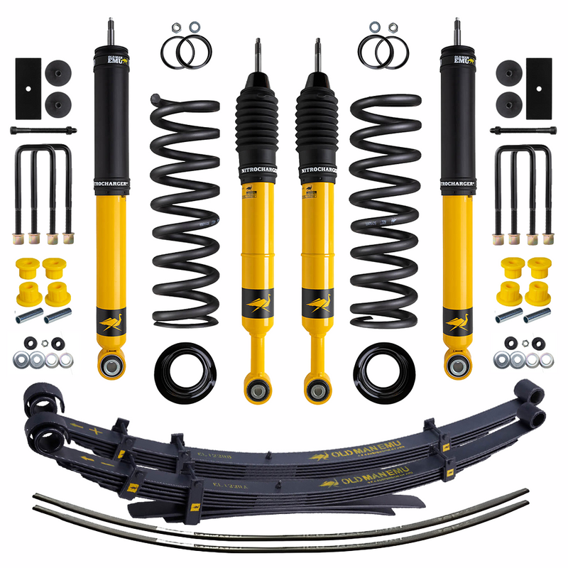 OME Nitro+ 2-3 inch Lift Kit for Tacoma (05-15) – 2 inches / Standard (Up to 50 lbs) / Medium (200-400 lbs)