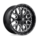 Fuel 1PC D588 Titan - 20X9 01mm - Gloss Black Milled off-road wheel with multi-spoke design for trucks and 4x4s