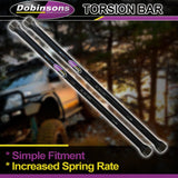 Dobinsons Torsion Bar (Pair) - LENGTH 926mm - TB39-1546 heavy-duty front suspension torsion bars for International Ford Ranger 4x4