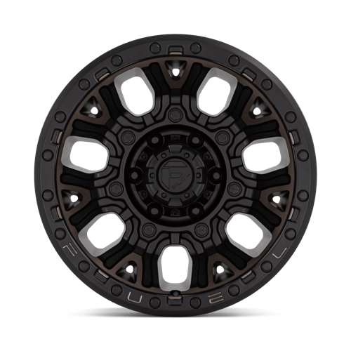 Fuel 1PC D824 Traction - 17X9 -12mm - Matte Black With Double Dark Tint