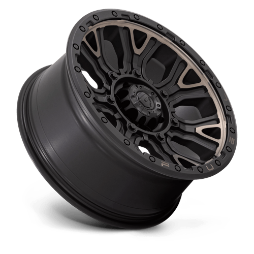 Fuel 1PC D824 Traction - 20X9 1mm - Matte Black With Double Dark Tint