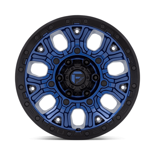 Fuel 1PC D827 Traction - 17X9 1mm - Dark Blue With Black Ring