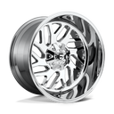 Fuel 1PC D609 Triton - 20X9 01mm - Chrome Plated wheel with multi-spoke design and deep lip finish for off-road trucks