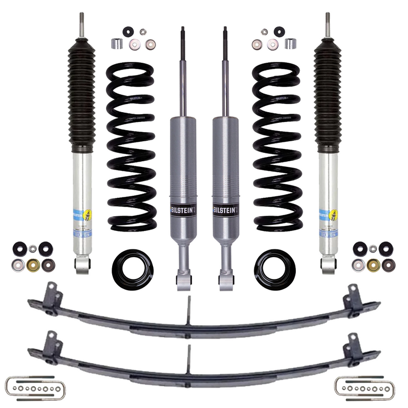 Bilstein B8 6112/5100 2-2.5 inch Tacoma 4WD (05-15) Lift Kit w/ OME Leaf Springs – 2 inches / Standard (Up to 50 lbs) / Icon Add a Leaf (0-200 lbs)