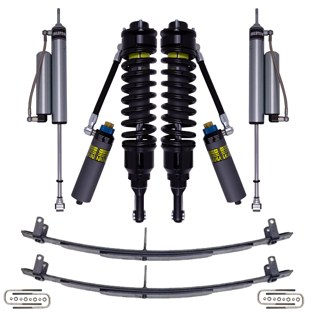 Bilstein B8 8112 DSA+ 0.9-2.6 inch Tacoma (05-15) Lift Kit w/ OME Leaf Springs, adjustable suspension components