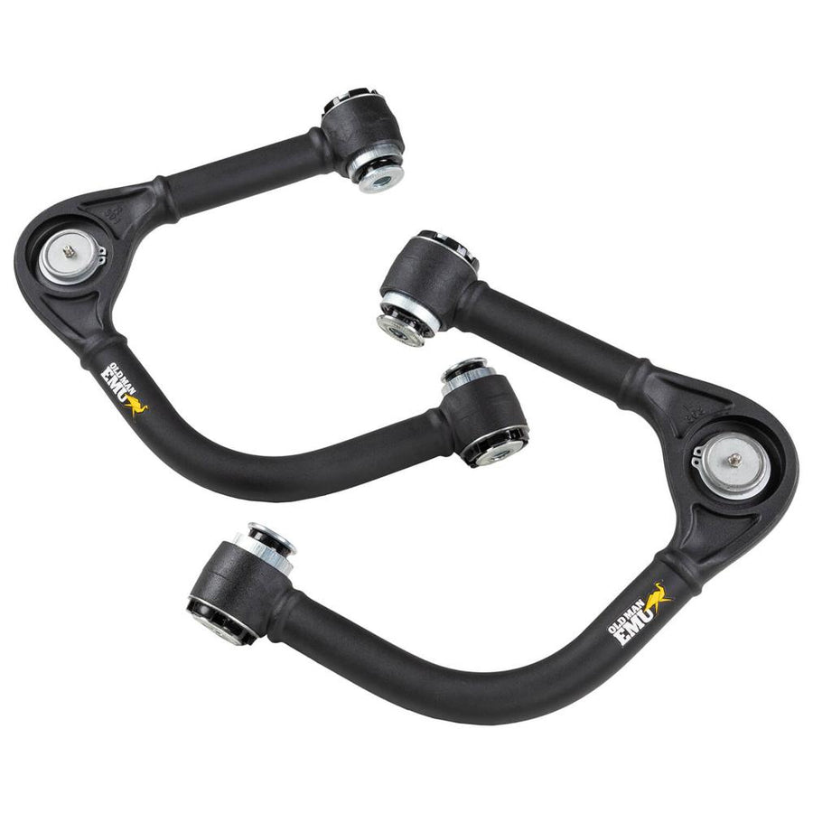 ARB Old Man Emu Upper Control Arms UCA0012 for Nissan Frontier, NP300 heavy-duty tubular with forged eyelets and greaseable ball joints