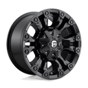 Fuel 1PC D560 Vapor - 20X9 02mm - Matte Black off-road wheel with multi-spoke design and rugged bolted accents