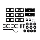 ARB Old Man Emu BP-51 Rear Fitting Kit VM80010031 for 2023 Isuzu D-Max with heavy-duty mounting brackets and hardware components