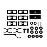 ARB Old Man Emu BP-51 Rear Fitting Kit VM80010031 for 2023 Isuzu D-Max with heavy-duty mounting brackets and hardware components