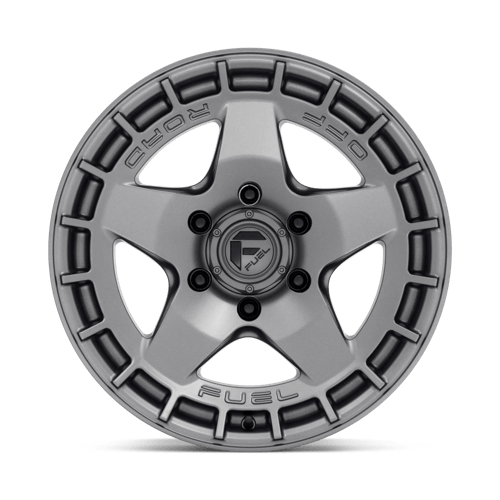 Fuel 1PC D734 Warp - 17X9 -12mm - Matte Gun Metal