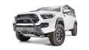 Fab Fours Hidden Winch Mounts TT16-N3653-1 for Toyota Tacoma 2016-2023 with heavy-duty integrated winch-ready front bumper assembly