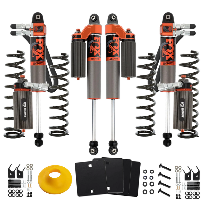 FOX 3.0 Factory Race 2 inch Lift Kit for Jeep Wrangler JL 2 Door (18-ON) – Standard (Up to 50 lbs) / Standard (0-200 lbs)