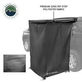 Mudify XD Nomadic 90 Degree Pivot Shower Awning - Quick Deploying w/Light Strip & Black Out on a 4Runner with ripstop polyester fabric panel